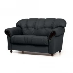 Sofa Rosa 2S N, juoda