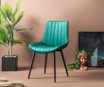 4-ių kėdžių komplektas Kalune Design Venus, žalias