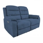 Sofa-reglaineris Home4you Mimi, 153x93x102 cm, mėlyna