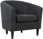 Sofa Armchair WESTER dark pilkas