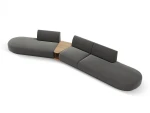 Modulinė sofa Micadoni Miley, pilka