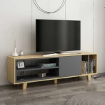 TV staliukas Kalune Design Televizoriaus stovas Rosmar - Oak, Anthracite