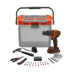 Gręžimo rinkinys Black & Decker bcksb05-qw, 18V, su įkrovikliu