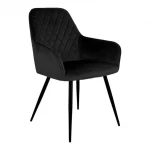 2-jų kėdžių komplektas House Nordic Harbo, juodas