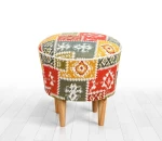 Pouffe Rug - Multicolor