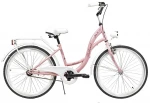 Vaikiškas dviratis AZIMUT Julie 24" 2021, rožinis