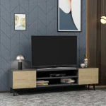 TV staliukas Kalune Design Televizoriaus stovas Bloom - Anthracite, Oak