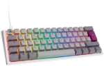 Ducky One 3 Mist Pilkas Mini Klaviatūra žaidimams, RGB LED - MX-Silent-Raudona