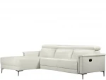 Trivietė sofa reglaineris Loft24 Lund, smėlio spalvos