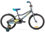 Vaikiškas dviratis Romet Tom 20" 2021, pilkas/geltonas