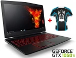 Lenovo Legion Y520 15.6" FullHD (1920x1080) IPS matinis / Intel Core i7-7700HQ iki 3.8Ghz / 8Gb DDR4 2400Mhz RAM / 1Tb HDD + 128Gb SSD PCIe / GeForce GTX1050Ti 4Gb GDDR5 / HD kamera / USB 3.1 / HDMI / Šviečianti klaviatūra / Windows 10