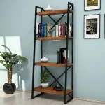 Pastatoma lentyna Kalune Design Alaro Ladder, ruda/juoda