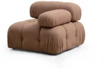 Hanah Home 1 sėdynės sofa Bubble 1R - Brown Bouclette