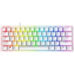 60% Mechaninė Žaidimų klaviatūra Razer Huntsman Mini Mercury Edition, Purple Switch, Nordic išdėstymas