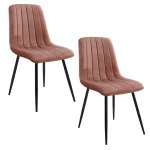 2-ių kėdžių komplektas Akord SJ.9, rožinis