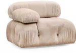 Hanah Home 1 vietos sofa Bubble L1 - Kreminis