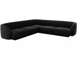 Simetrinė kampinė sofa Micadoni Miley, 252 x 252 x 74, juoda