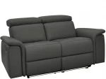 Dvivietė sofa Loft24 Pareli, juoda