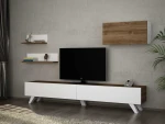 TV staliukas Kalune Design Televizoriaus spintelė Caterina - Baltas, Walnut