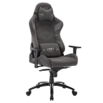 Žaidimų kėdė L33T Elite V4 (Soft Canvas) Gaming Chair, Tamsiai pilka