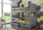 Vaikiška lova ADRK Furniture Maraba, pilka