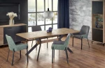 BACARDI extension table, color: top - natural oak, legs - juodas