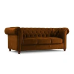 Trivietė sofa Lapis, 224x90x80, smėlio