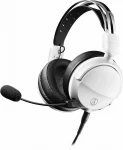 Audio-Technica ATH-GL3WH High-Fidelity Closed Back žaidimų ausinės, Baltos