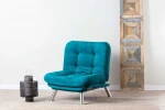 Kalune Design 1 sėdynės sofa Misa Solo - Petrol Žalias