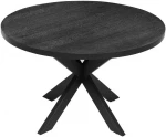Dining table VANCOUVER D120xH75cm, juodas smoky oak