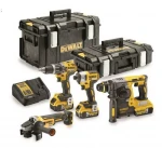 Įrankių rinkinys DeWalt (DCG405 + DCH273 + DCD796 + DCF887); 18 V; 3x5,0 Ah akum.