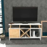 TV staliukas Kalune Design Televizoriaus stovas Auburn - Baltas, Oak