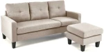 Fotelis GERSON sofa with ottoman, color: beige