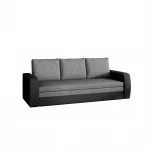 Sofa NORE Inversa, pilka/juoda