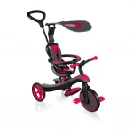 Daugiafunkcinis triratukas Globber Explorer Trike 4in1, raudonas, 632-102