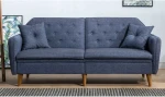 Kalune Design 3 vietų sofa-lova Terra - Dark Mėlyna