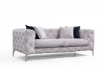Dvivietė sofa Kalune Design Como, šviesiai pilka
