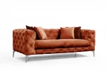 Dvivietė sofa Atelier Del Sofa Como, oranžinė