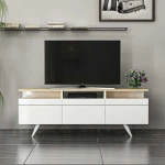 TV staliukas Kalune Design TV stalas Berlin 150 - Baltas