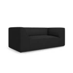 Dvivietė sofa Ruby, 174x92x69 cm, juoda