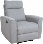 Fotelis Recliner armchair MORA manual, pilkas