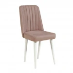 Valgomojo kėdė Asir, rožinė/balta
