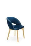 MARINO chair, color: velvet - MONOLITH 77 (dark mėlynas)