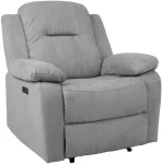 Fotelis Recliner armchair LOWRI with electric mechanism, pilkas