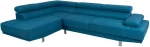 Fotelis Blue Corner sofa GALVIN LC, ocean mėlynas