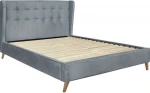 Lova ESTELLA 160 cm bed pilkas