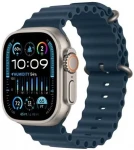 Išmanusis laikrodis Apple Watch Ultra 2 GPS + Cellular 49mm Titanium Case Ocean Band Mėlyna (MREG3GK/A)