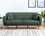 Kalune Design 3 vietų sofa-lova Aria - Žalias