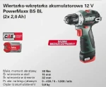 METABO GRĄŽAS 12V 38Nm 2x2.0Ah BS BL 12