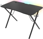 Žaidimų stalas Genesis Holm 200 RGB Gaming Desk, su pašvietimu